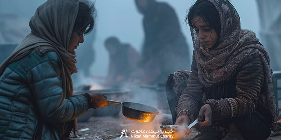 توزیع غذا و آب در شرایط جنگ
