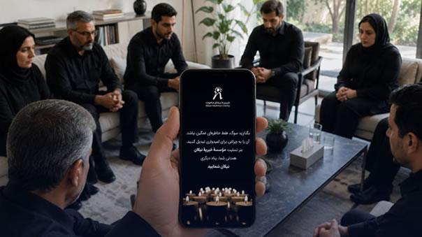 بنر تسلیت خیریه